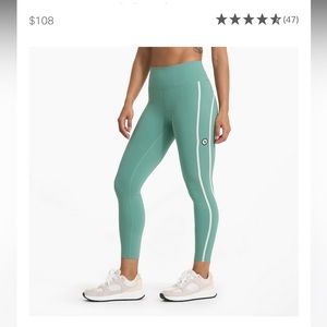 Vuori Track Legging. NWOT. Color Celadon. Women's size small. Never Worn.